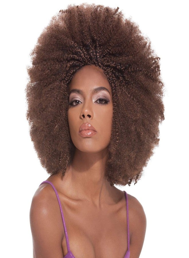 Janet Collection Remy Human Hair Braids Afro kinky Bulk (18", 1) - Image 2
