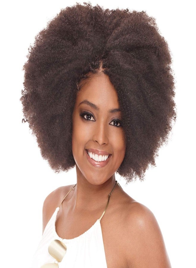 Janet Collection Remy Human Hair Braids Afro kinky Bulk (18", 1) - Image 3