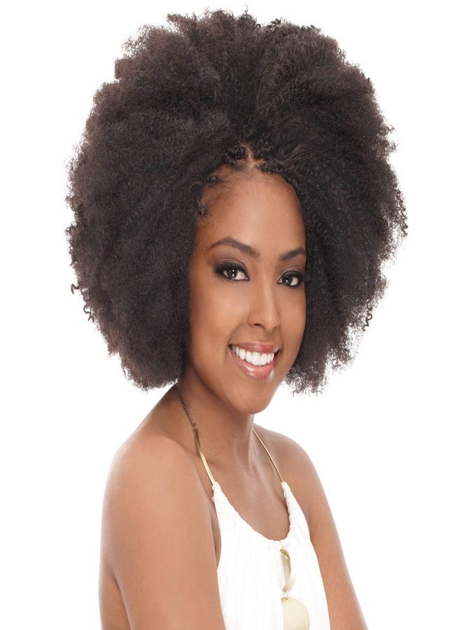 Janet Collection Remy Human Hair Braids Afro kinky Bulk (18", 1) - Image 5
