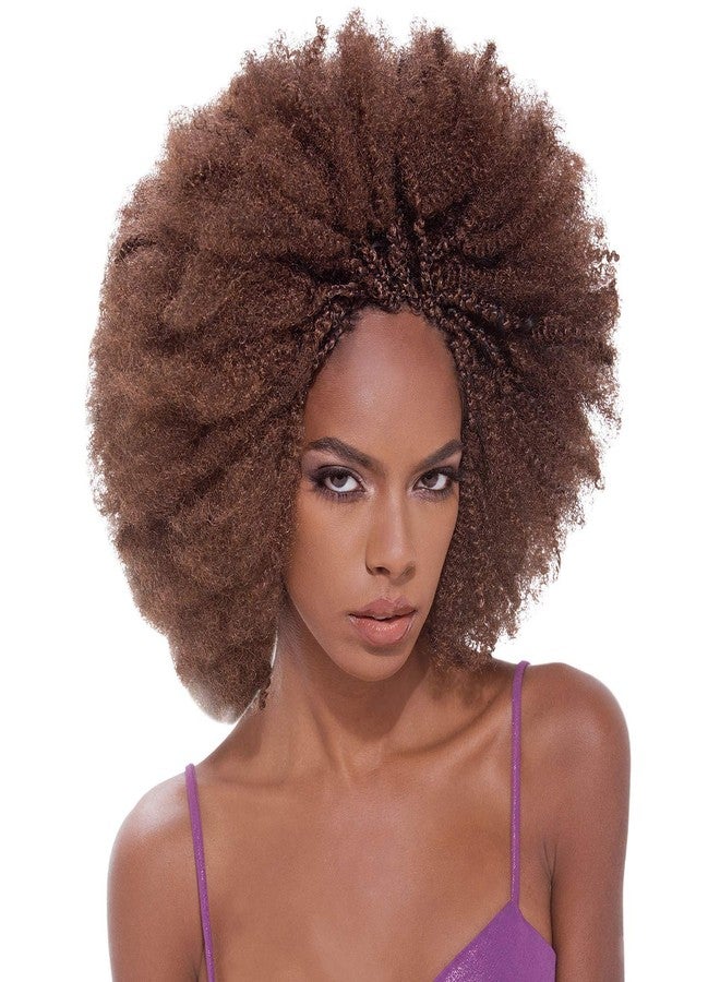 Janet Collection Remy Human Hair Braids Afro kinky Bulk (18", 1) - Image 1