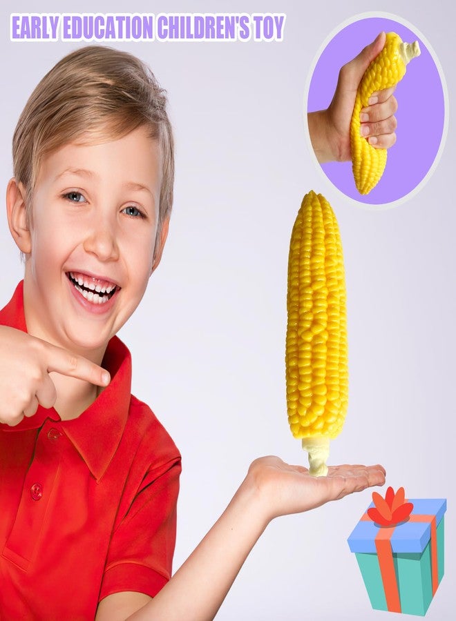 funnysquee Corn Squishies Stress Relief Novelty Toy Soft Scented Simulation Corns Squeeze Toys Cute Birthday Gift for Kids (Corn) - Image 5