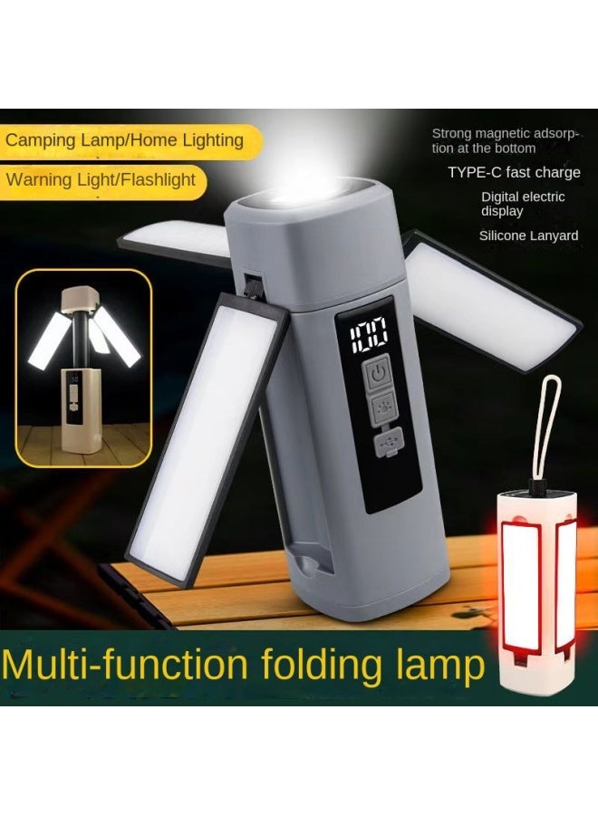 Outdoor Multifunctional Rechargeable Telescopic Folding Camping Light Tent Light Camping Lantern - Image 2
