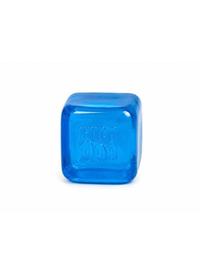Needoh Pepsi Single Piece Nice Cube Squishy Stress Relief Toy | Soft Squeeze Fidget Sensory Cube | Slow Rising Squash Toy for Kids & Adults | Anxiety Relief Desk Toy | Age 3+-Blue - Image 2