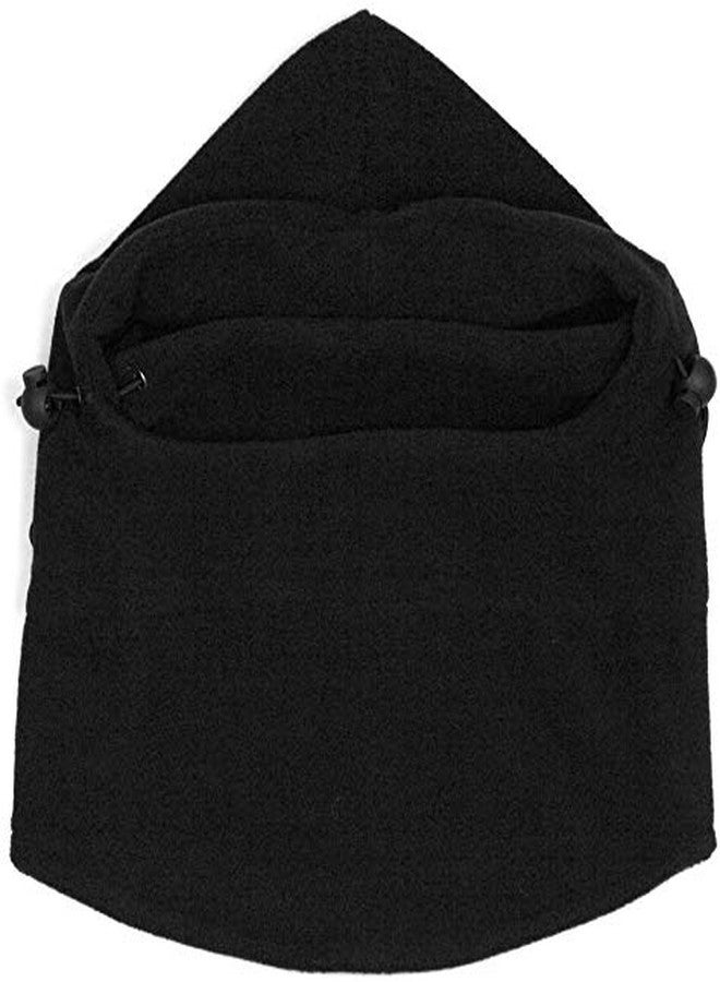 Motoway 6 in 1 Thermal Fleece Balaclava Hat Hood Police Swat Ski Bike Wind Stopper Mask Caps (Black) - Image 4