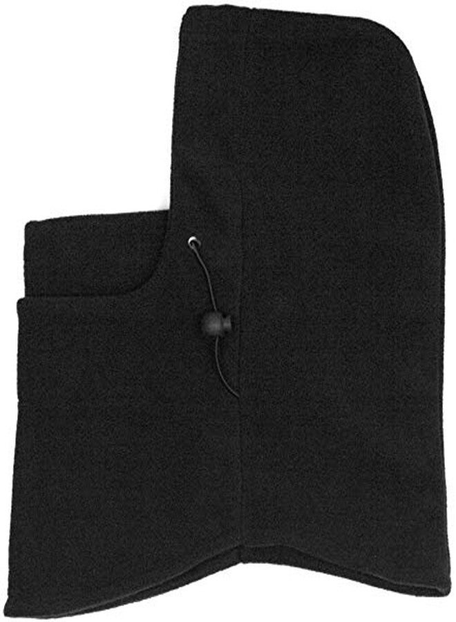 Motoway 6 in 1 Thermal Fleece Balaclava Hat Hood Police Swat Ski Bike Wind Stopper Mask Caps (Black) - Image 3