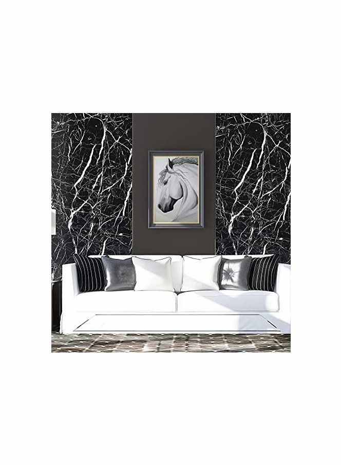 KASTWAVE Marble Wallpaper Peel and Stick Countertops Waterproof Wall Paper  - Image 2