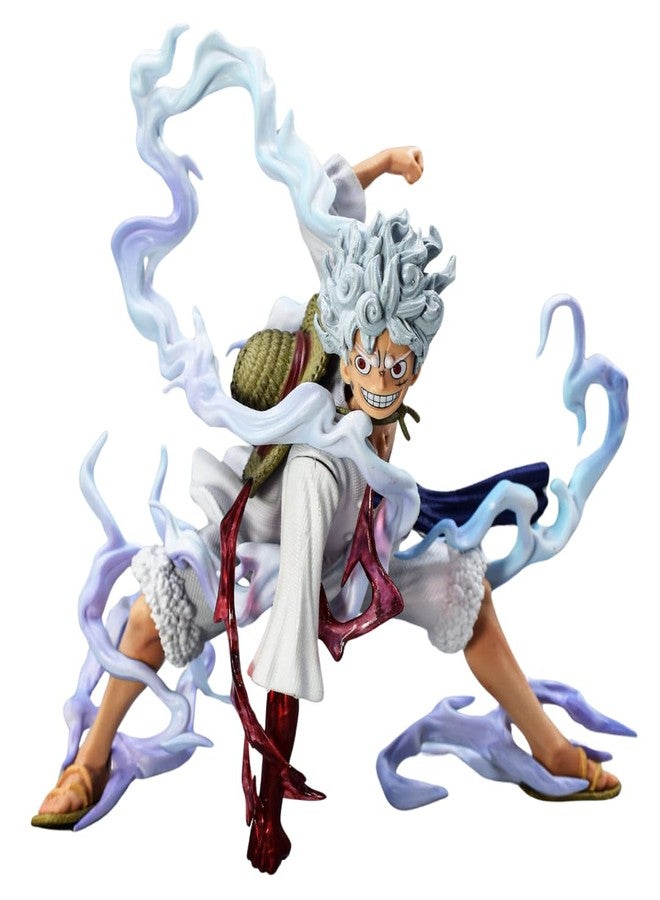 Realmkart Gear 5 Action Figure Sun God Nika Anime Action Figures Onepiece Action Figures 18CM Thunder Lightning Anime Action Figure One Piece for Anime Gift,Office Table,Study Table - Image 1
