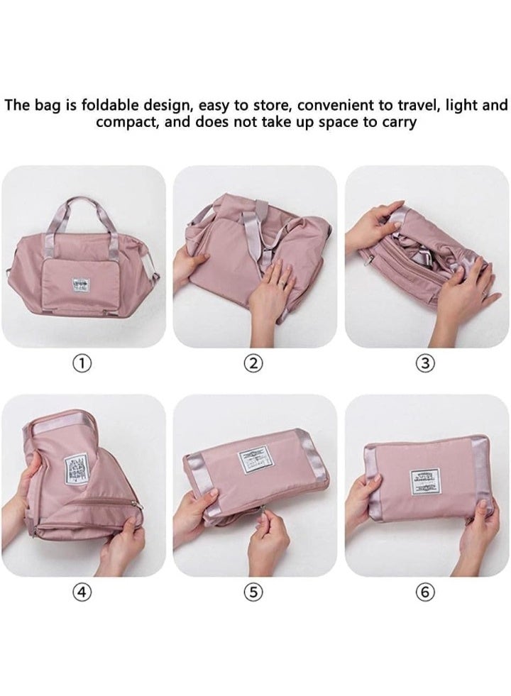 Generic valueable 1 Foldable and Expandable Water-Resistant Travel Bag - Lightweight Oxford Nylon Luggage Bag - Suitable for Clothes, Personal Items and Storage - Easy to Carry and Store - Suitable for Travel, Sports, Trips and Weekend Getaways - Image 4