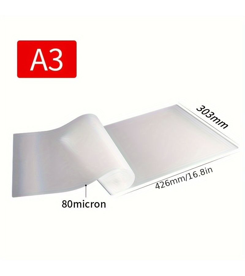 A7 Clear Thermal Laminating Pouches 100 Pack High Transparency Glossy Finish Dust And Stain Protection For Photos Documents Rounded Corners Flat Bubble Free Durable Polyethylene Terephthalate Ideal For All Laminators - Image 5