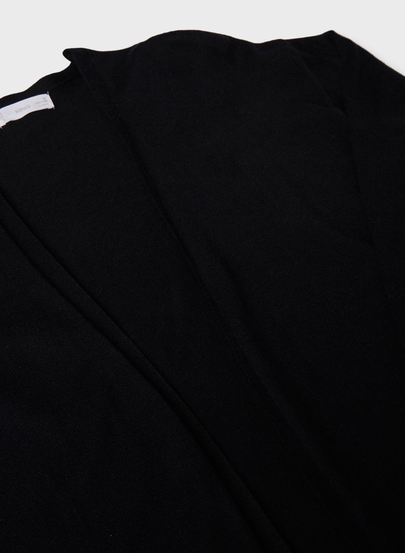 MANGO Kids Longline Cardigan  - Image 3