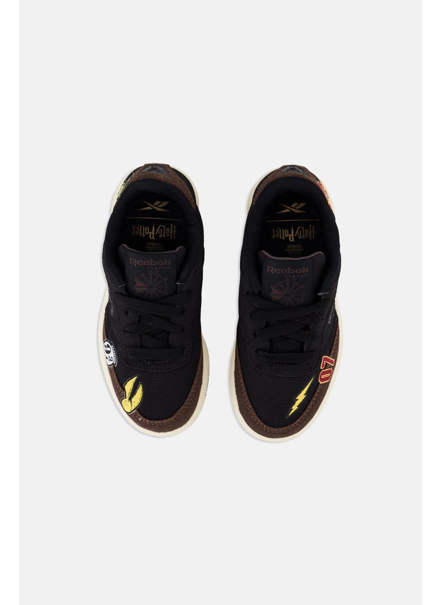 Reebok Toddlers Boy Club C Lace Up Tennis Shoes, Black  - Image 3
