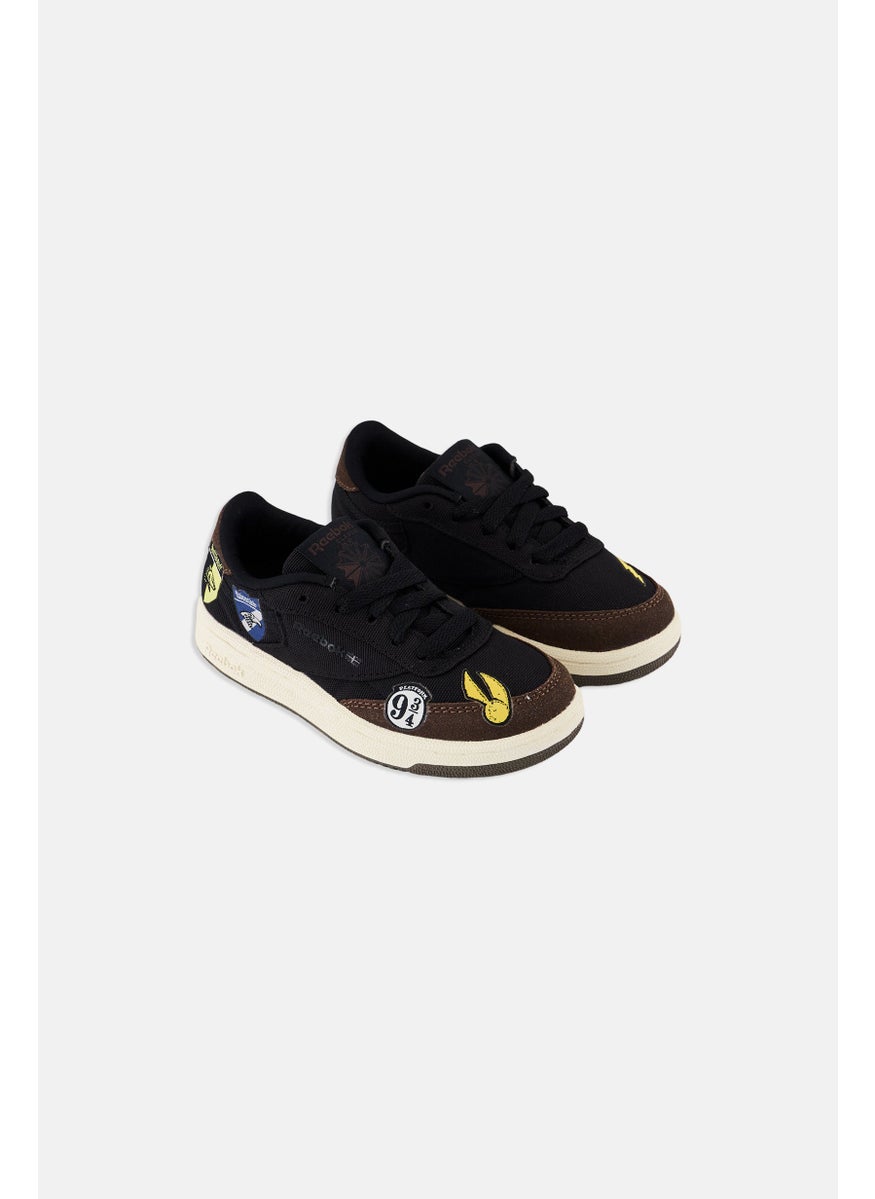 Reebok Toddlers Boy Club C Lace Up Tennis Shoes, Black  - Image 1