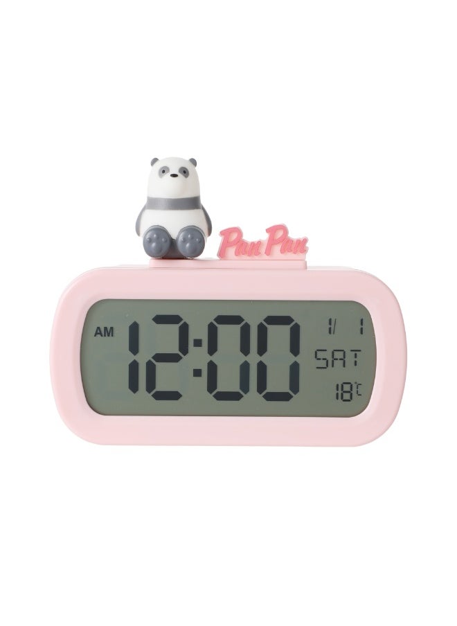 Miniso - We Bare Bears Collection 5.0 Alarm Clock(Panda) - Image 1