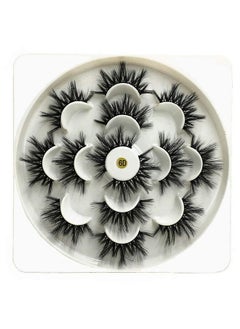 DAODER False Eyelashes Fluffy Faux Mink Lashes 3D Wispy Lashes 7 Pairs Pack Dramatic Long Thick Volume Fake Eye Lash Multipack  - Image 1