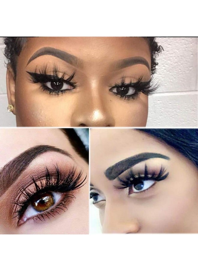 DAODER False Eyelashes Fluffy Faux Mink Lashes 3D Wispy Lashes 7 Pairs Pack Dramatic Long Thick Volume Fake Eye Lash Multipack  - Image 3