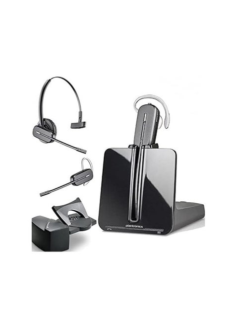 CS540A Wireless Headset with Handset Lifter - Noise-Cancelling, Up to 7 Hours Talk Time, 118 dB SPL, Convertible Design (Over-the-Ear, Over-the-Head, Behind-the-Head), SoundGuard Acoustic Protection, Compatible with Windows 11/10 & macOS, Includes AC Power Adapter, Headband, and Telephone Interface Cable, Black |  8R706AA