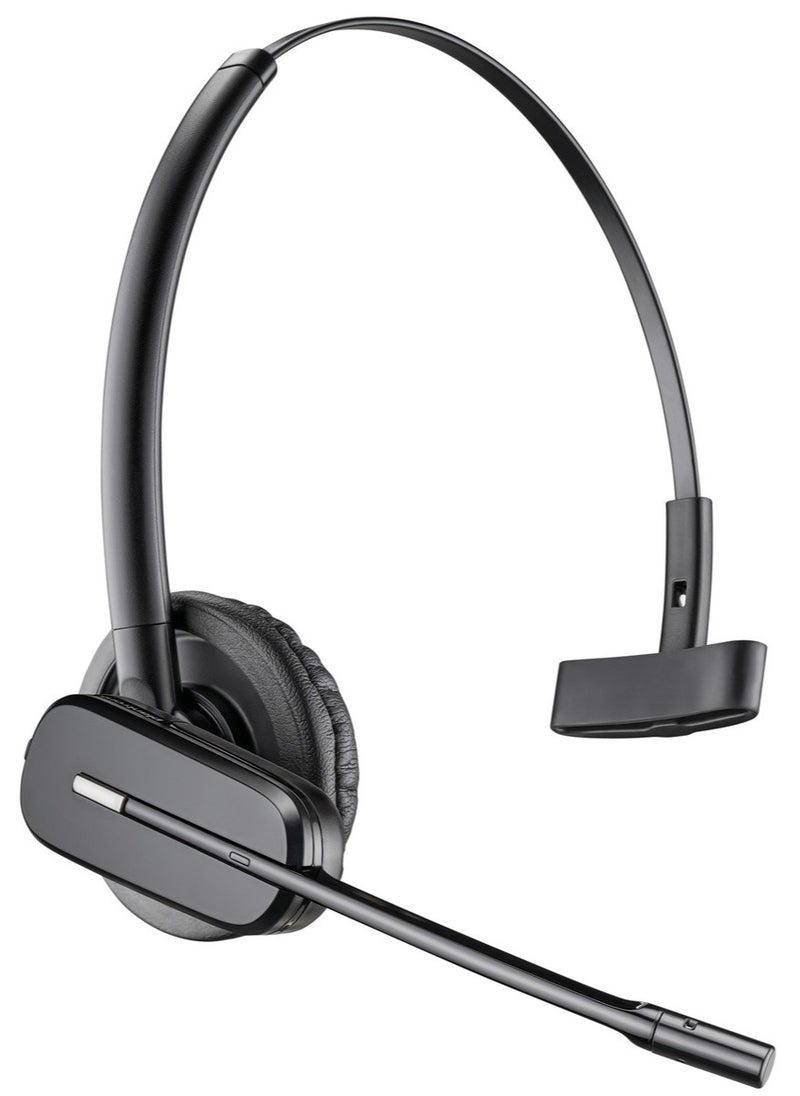 Poly - CS540A Wireless Headset with Handset Lifter - Noise-Cancelling, Up to 7 Hours Talk Time, 118 dB SPL, Convertible Design (Over-the-Ear, Over-the-Head, Behind-the-Head), SoundGuard Acoustic Protection, Compatible with Windows 11/10 & macOS, Includes AC Power Adapter, Headband, and Telephone Interface Cable, Black |  8R706AA - Image 1