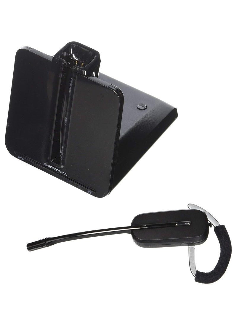 Poly - CS540A Wireless Headset with Handset Lifter - Noise-Cancelling, Up to 7 Hours Talk Time, 118 dB SPL, Convertible Design (Over-the-Ear, Over-the-Head, Behind-the-Head), SoundGuard Acoustic Protection, Compatible with Windows 11/10 & macOS, Includes AC Power Adapter, Headband, and Telephone Interface Cable, Black |  8R706AA - Image 1