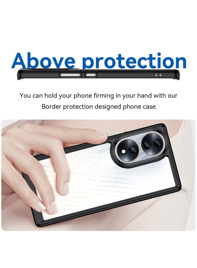 S-TOP Case For Honor 70 5G Colorful Series Acrylic + TPU Phone Case - Image 4