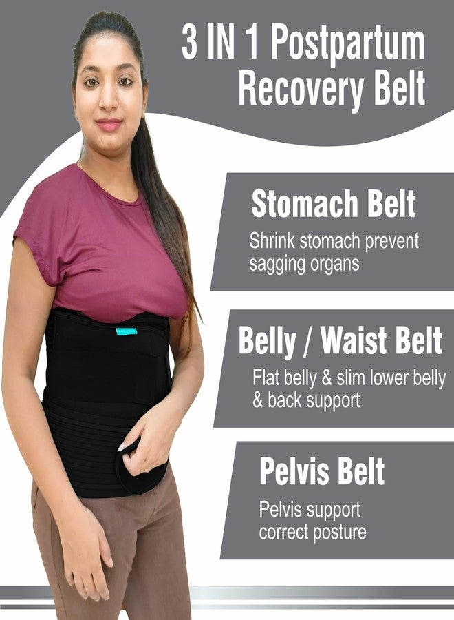 Motherly 3 In 1 Postpartum Belly Band Support Post Pregnancy Abdominal Belt For Women - Image 2