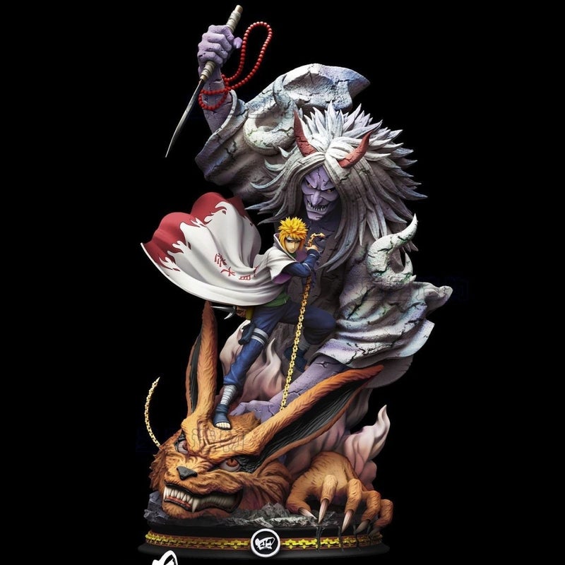 Naruto Shippuden Minato Namikaze GK Figure Statue, Colored Box Packaging, Gift Collection - Image 1
