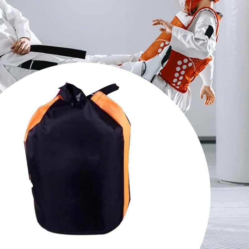 Black Drawstring Backpack for Taekwondo Boxing MMA Gym Fitness Camping Sport Equipment - Image 5