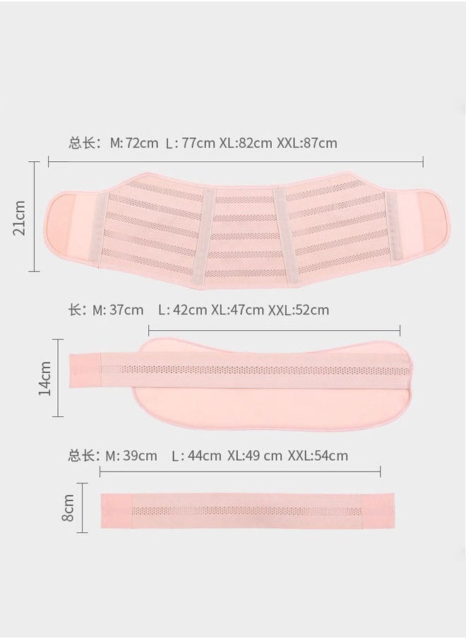 Generic Postpartum Abdominal Band Postpartum Recovery Waist Belt Waist Supports Wrap Soft Elastic Body Shaping Girdle Breathable Abdominal Binder Back  - Image 4