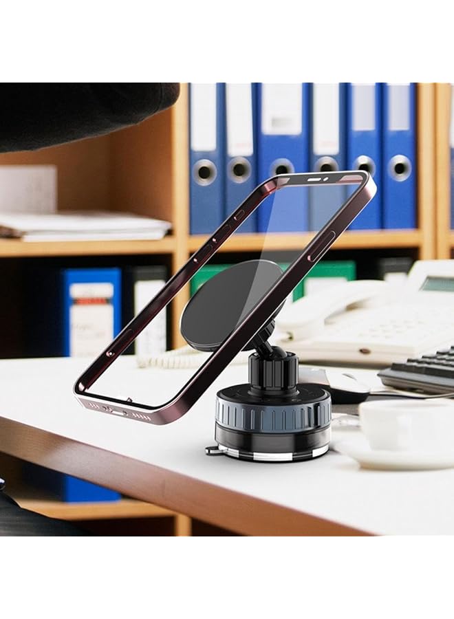 KASTWAVE Magnetic Phone Holder, Mount Magnet Phone Holder With 360° Rotation Sucker, 2024 Upgraded Vacuum Ultra Magnetic Phone Holder For Car Kitchen - Image 4