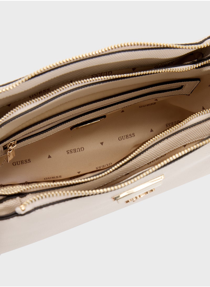 GUESS Noelle Tri Compartment Crossbody  - Image 5