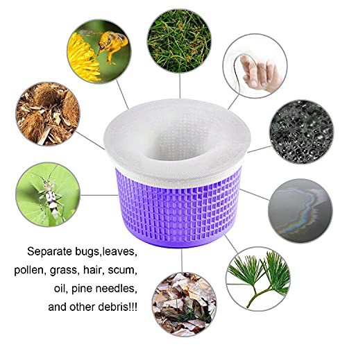 Coopache 60-Pack of Pool Skimmer Socks - Filters Baskets, Skimmers Cleans Debris and Leaves for In-Ground and Above Ground Pools - Image 5