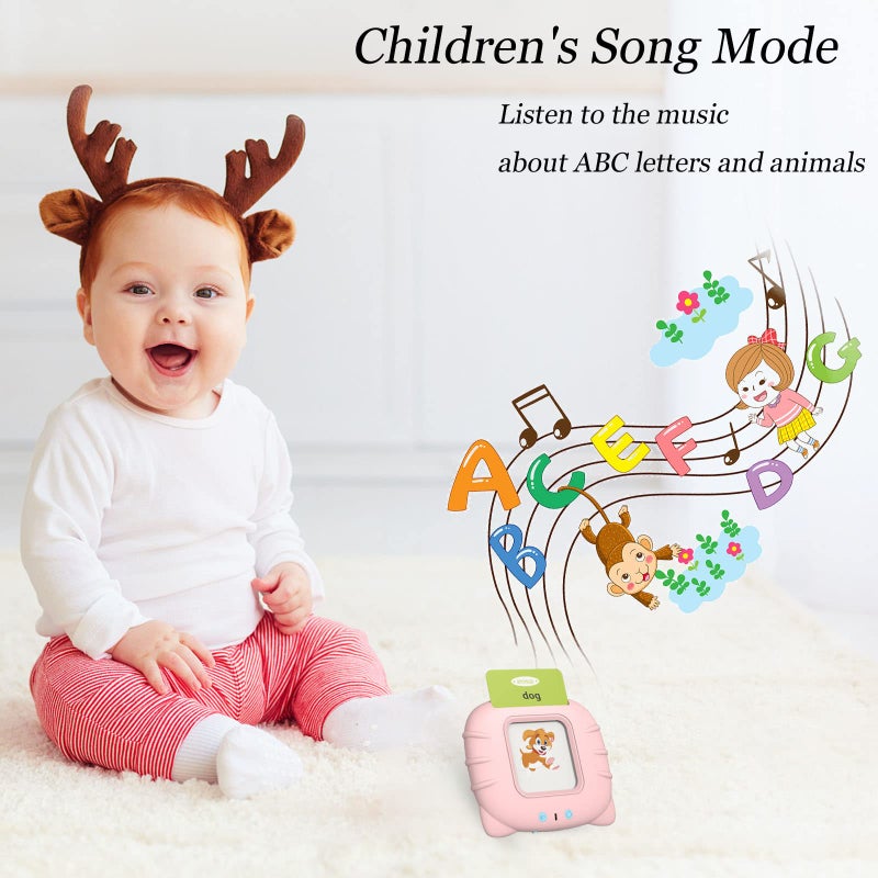 Startcan Talking Cards for Toddlers, Speech Therapy Toys Autism Toys, ABC 123 Sight Words Etc, Educational Learning Interactive Toys with Giftable Package (510-blue (New ABC+123+ 3 Songs)) - Image 4