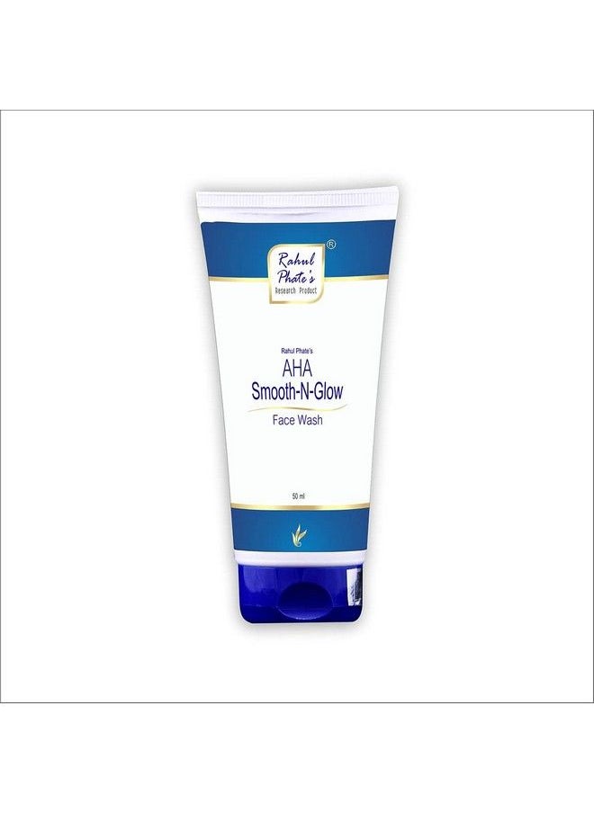 Rahul Phate's Research Product S Aha Smoothnglow Face Wash; For Women & Men 50Ml  - Image 1