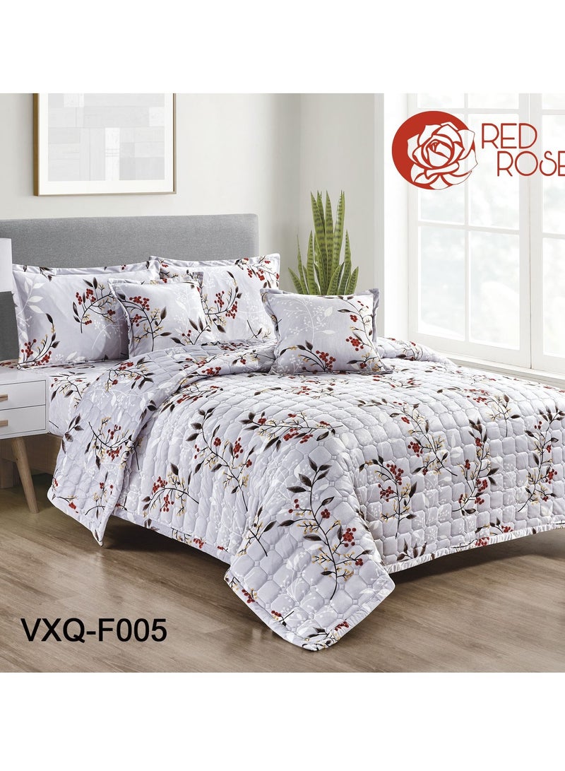 Double winter floral velvet compressed mattress