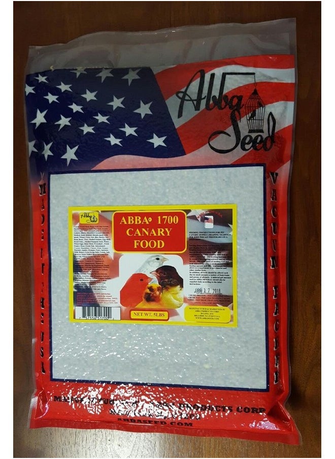 ABBA 1700 Canary Bird Food 5Lbs  - Image 1