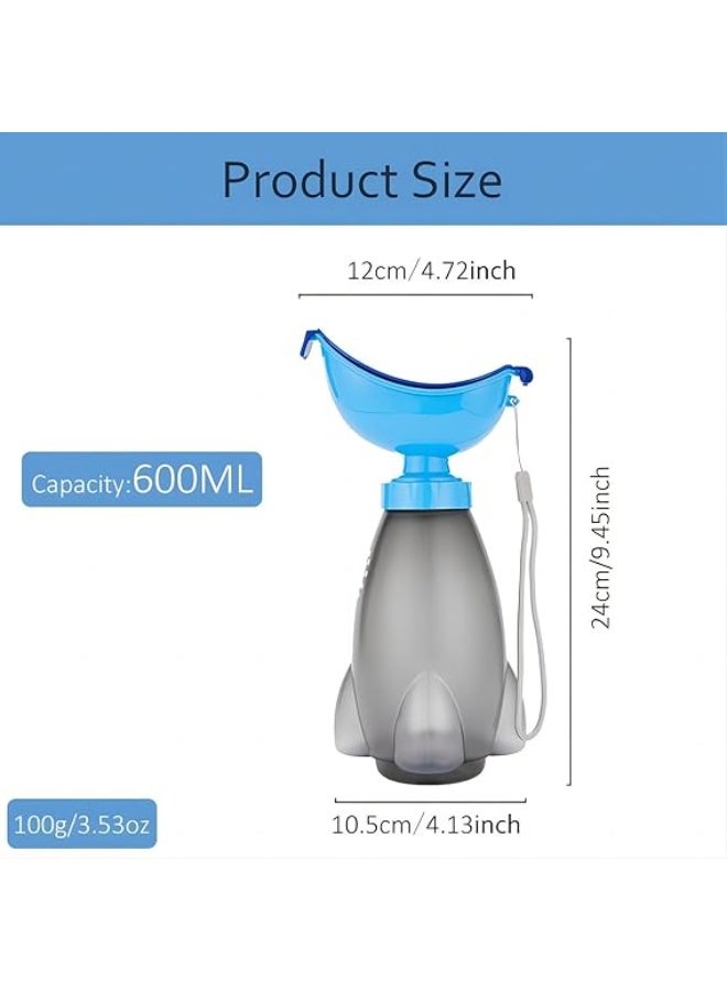 NALACAL Travel Urinal, Baby Child Potty Urinal Emergency Toilet, Portable Emergency Unisex Urinal Potty Toilet Pee Training Cup, Pee Bottle with a Lid and Funnel for Outdoor Car Travel Road Trip Camp Beach - Image 5