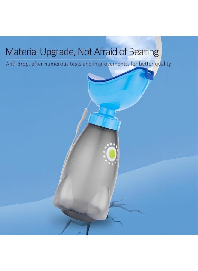 NALACAL Travel Urinal, Baby Child Potty Urinal Emergency Toilet, Portable Emergency Unisex Urinal Potty Toilet Pee Training Cup, Pee Bottle with a Lid and Funnel for Outdoor Car Travel Road Trip Camp Beach - Image 3