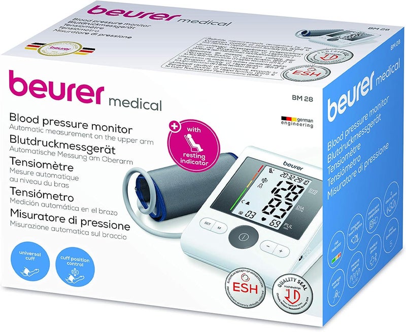 Beurer BM28 Arm Blood Pressure Monitor White - Image 3