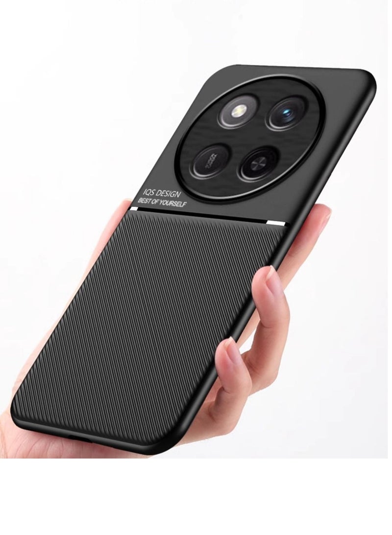 for Honor X9c 5G Case Back Cover with Magnetic and Protector Anti-Scratch Shockproof Phone Accessory,Black. - Image 3