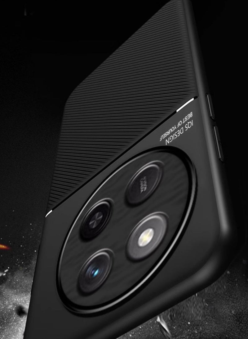 for Honor X9c 5G Case Back Cover with Magnetic and Protector Anti-Scratch Shockproof Phone Accessory,Black. - Image 4