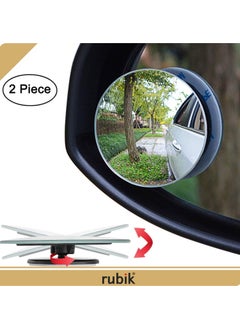 Rubik Magnetic New Driver Car Sign Sticker English Arabic, Highly Reflective Removable and Reusable, With Blind Spot Mirror for Beginner Car SUV Van Drivers (15x15cm) Yellow/Black  - Image 5