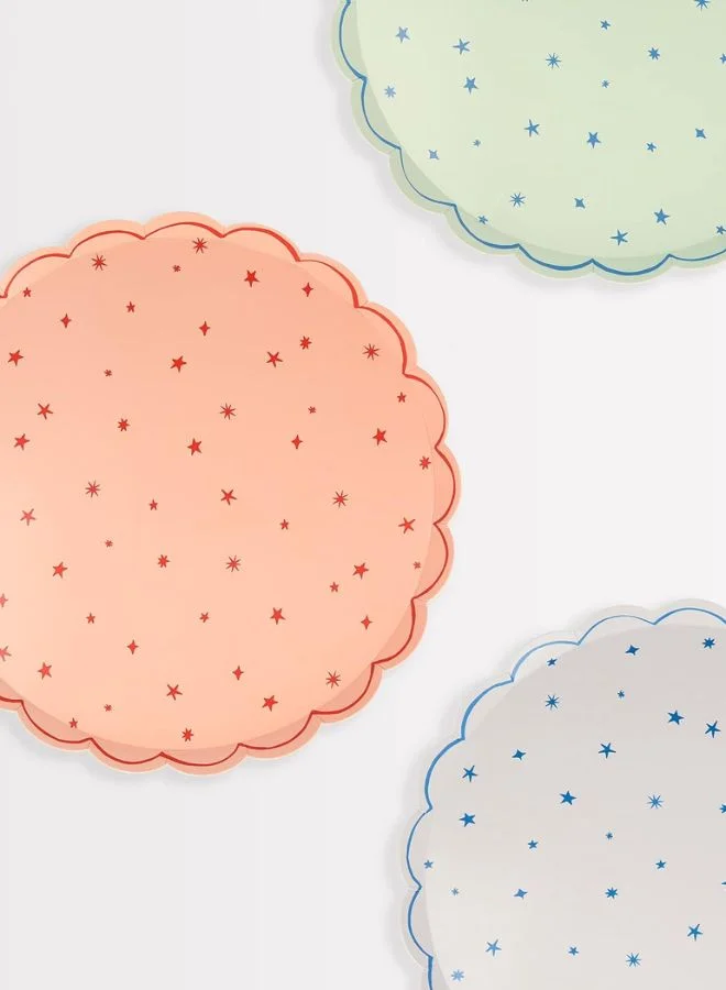 Meri Meri Star Pattern Dinner Plates
