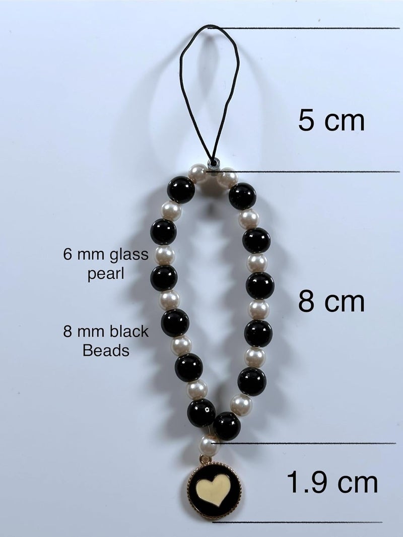 Threads & Beads سحر الهاتف مع لؤلؤ وخرز مختلف لطيف - Image 3