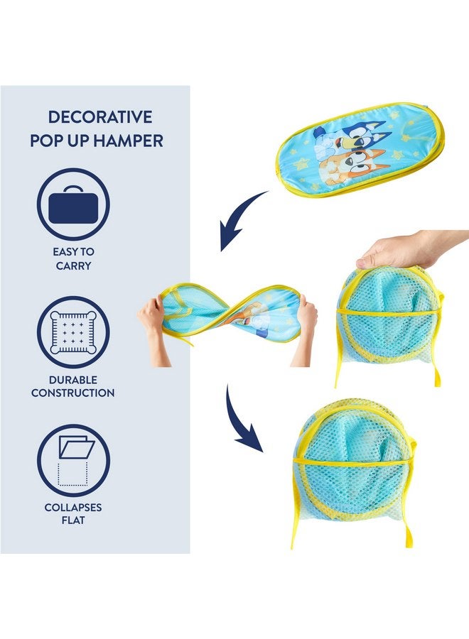 آيديا نوفا سلة هدايا منبثقة من Bluey بمقابض حمل متينة، مع Bluey وBingo، ارتفاع 21 بوصة × عرض 13.5 بوصة × طول 13.5 بوصة - Image 2