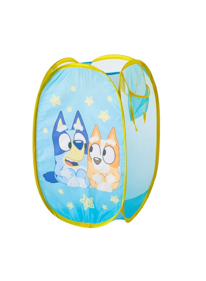 آيديا نوفا سلة هدايا منبثقة من Bluey بمقابض حمل متينة، مع Bluey وBingo، ارتفاع 21 بوصة × عرض 13.5 بوصة × طول 13.5 بوصة - Image 1