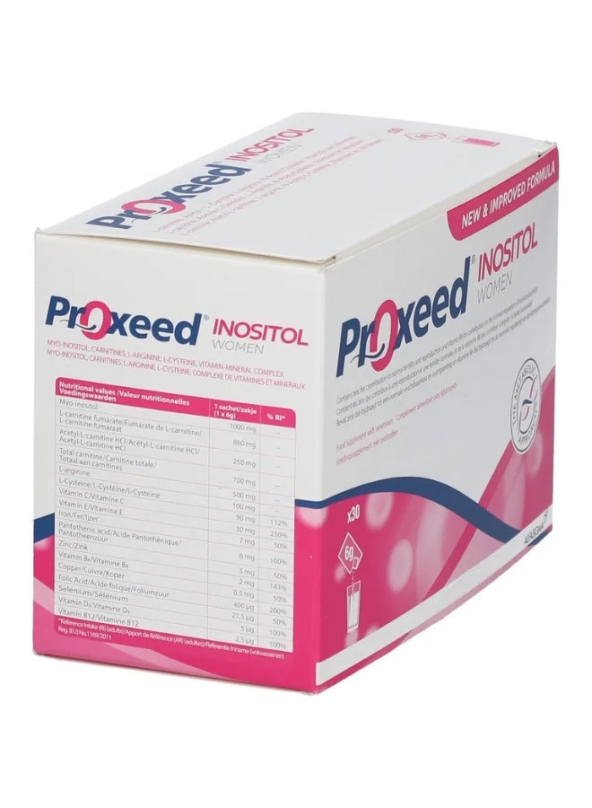 Proxeed Women Inositol – Multivitamins Supplement for Female Support - 30 Sachets - Image 2
