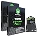 WINTRA 1800 Pockets Trading Card Pages 9Pocket SideLoading Card Sleeves Protectors Sports Card Collector Album Sheets for Ring Binder100 Background Pages - Image 4