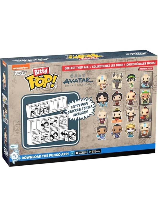 Funko Pop! Nickelodeon Avatar The Last Airbender Bitty Pop! 4-Pack Series 1 with 1 Mystry Figure ( 2.5 cm, Colours May Vary )