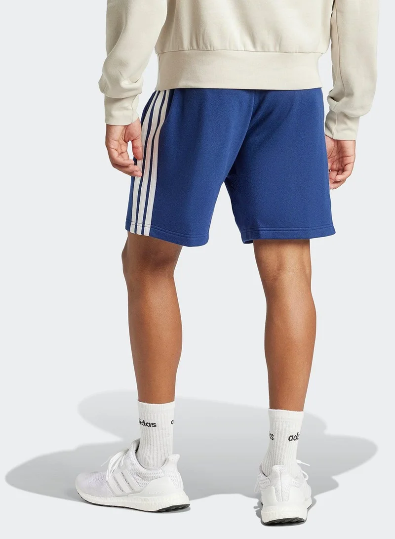 Adidas M 3S Ft Sho Blue Shorts (1/2) Shorts For Men