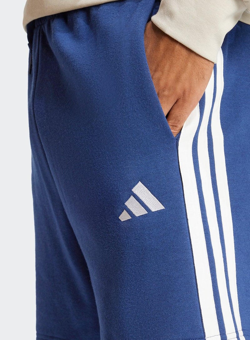 Adidas Essentials Three Stripes French Terry Shorts - Image 3