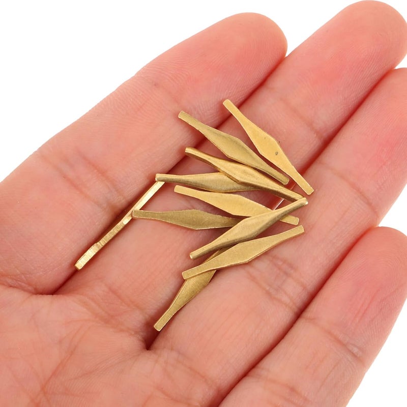 BCOATH 10pcs Brass Porcelain Repair Nails Ceramic Crack Repair Kit for Porcelain Sink and Tub Mending Tools with 20mm Saw Nails for Ceramic and Pottery Restoration - Image 4